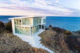 A Glass House On A Cape Cod Island
