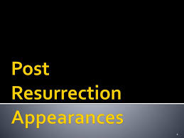 Ppt Post Resurrection Appearances Powerpoint Presentation