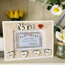 personalised nana photo frame birthday
