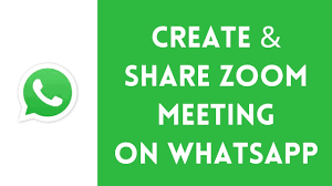 zoom meeting link on whatsapp 2023