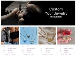 custom jewelry whole manufacturers