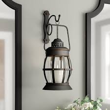 How to clean brass candle sconces, title: Indoor Lantern Wall Sconce Wayfair