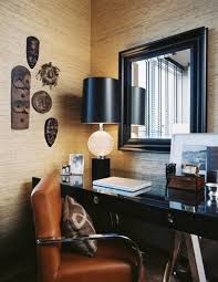 dramatic masculine home office design