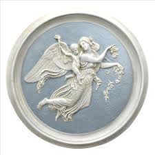 Morning Angel Roundel Wall Plaque