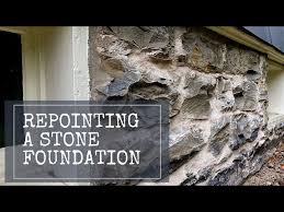 Repointing A Stone Foundation