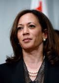 California Attorney General Kamala Harris speaks at a news conference.