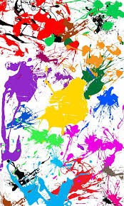 Paint Splatter Colors Hd Phone