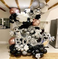 white balloon garland kit double qatar