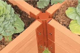 Raised Garden Bed 4 Way Joint At
