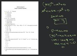 Cbse Test Paper 01 Chapter 4 Quadratic