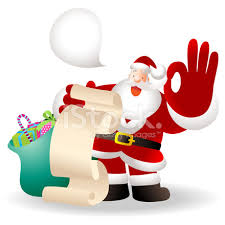 Image result for images of santa claus checking his list