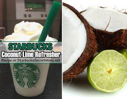 coconut lime refresher starbucks