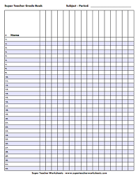 Grading Chart For Teachers Free Printable Www