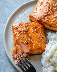 honey glazed air fryer salmon healthy
