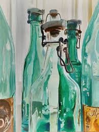 Glass Bottles From Apotekarnes Posters