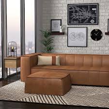 51 leather faux leather ottomans with