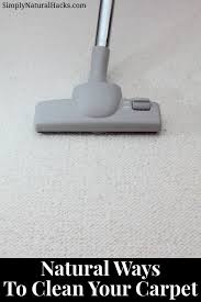 natural ways to clean your carpet