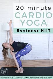 beginner hiit cardio yoga workout