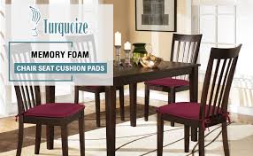 A slim memory foam seat cushion that conforms to your body. Chair Cushion Pads With Ties Non Slip Honeycomb Memory Foam Seat Chair Cushion Pads Premium Comfort Memory Foam Chair Pads Cushions Square 16 X 16 Seat Cover 6 Pack Burgundy