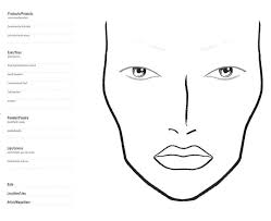 Blank Face Diagram Face Charts Makeupgeek Idea Wiring