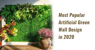 Popular Atificial Green Wall Top