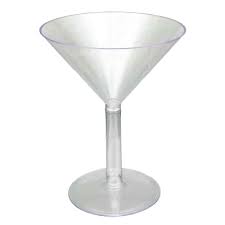 giant lightweight plastic martini glass