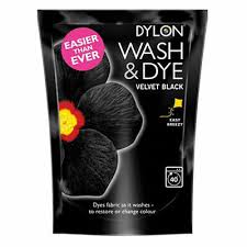 350g Velvet Black Dye Dylon Machine Wash Colour Fabric Clothes T Shirt Jeans Dye 500325035812 Ebay