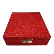 red decorative jewellery box