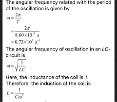 Solved The Angular Frequency Related