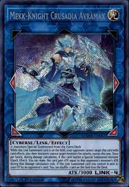 Amazon.com: Yu-Gi-Oh! - Mekk-Knight Crusadia Avramax - DANE-EN047 - Secret  Rare - 1st Edition - Dark Neostorm : Toys & Games