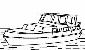 Boat or sailing ship transportation coloring pages for kids. Printable Boat Coloring Pages For Kids