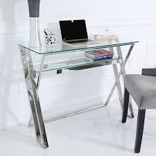 zenn stainless steel office desk with a