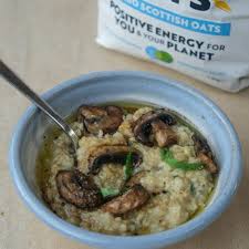 mushroom tarragon savoury porridge