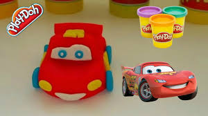 How To Make Playdoh Cars 2 Lightning Mcqueen Play Doh Pixar Car Toys Youtube