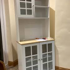 Kitchen Cupboard Wood Storage Cabinet W