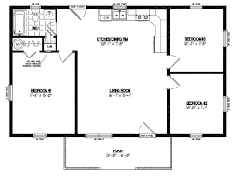 24x40 Pioneer Certified Floor Plan