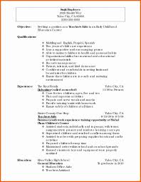 Early Entrance To Kindergarten Good Child Care Resume Examples