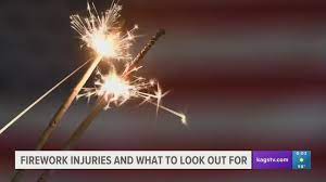 how to be safe around fireworks during