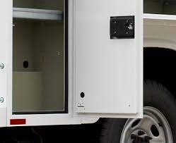 Easy side access for your truck cap. Doors Service Utility Body Knapheide Parts