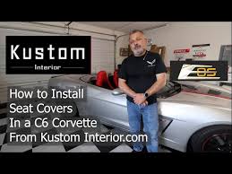 Install Seat Covers On A C6 Corvette
