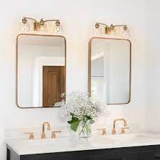 Zevni Modern Gold Bathroom Vanity Light