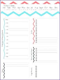 Excel Daily Planner Template Format For Travel Download