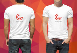free t shirt mockup for logo branding
