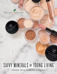 2018 Savvy Minerals By Young Living Product Catalog By Young