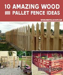 10 amazing diy wood pallet fence ideas