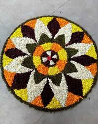simple onam pookalam designs for atham