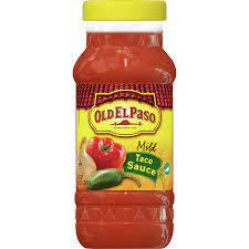 old el paso mild taco sauce nutrition