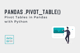 pivot tables in pandas with python for