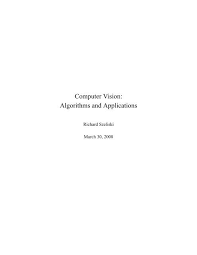Computer Vision Algorithms And
