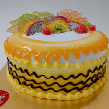 send tropical fruit cake gifts to bangalore